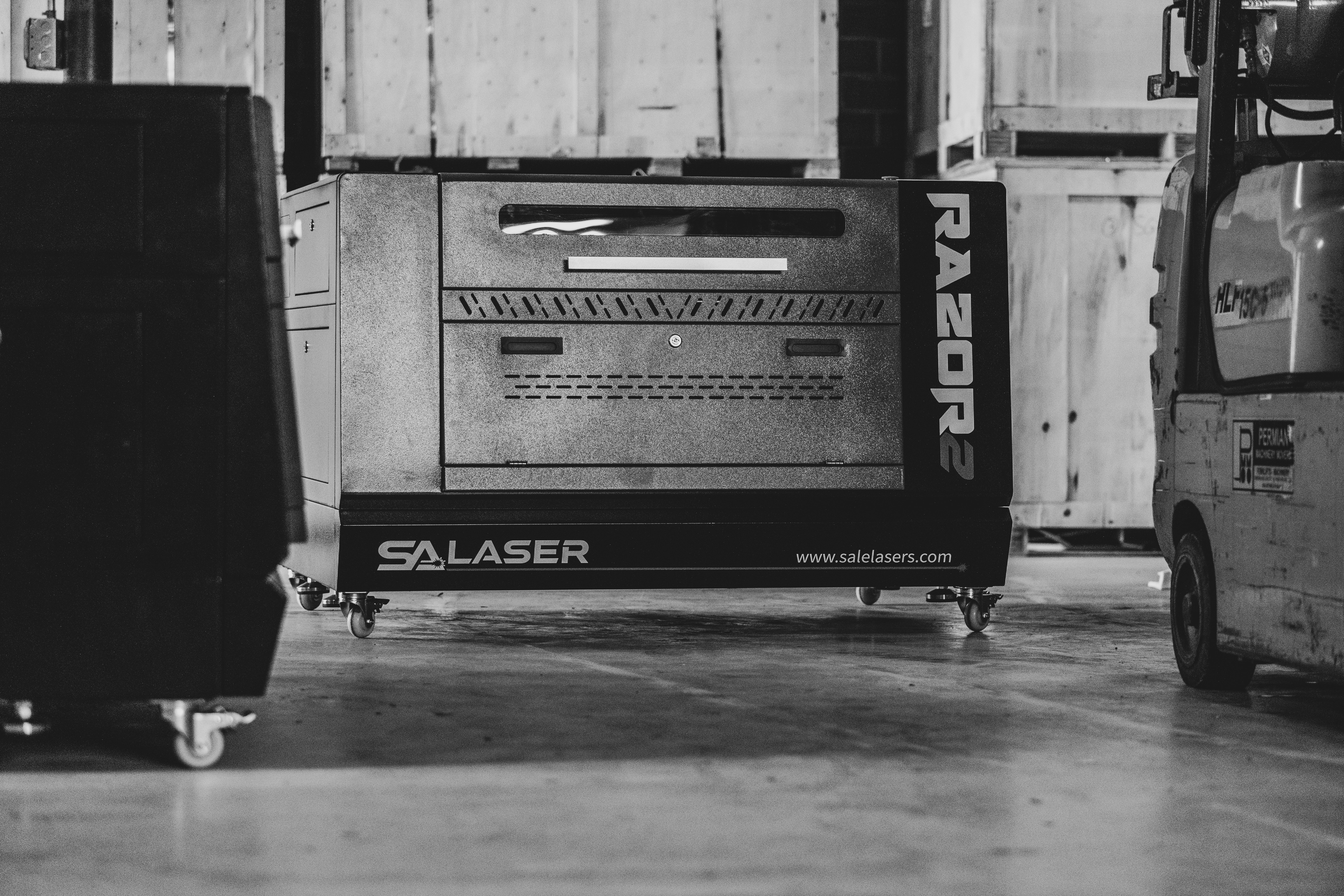 SA Laser warehouse and shop